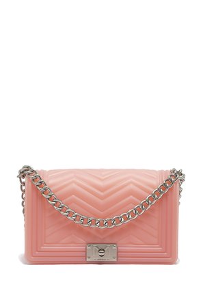 Marc Ellis Schoudertas - light pink and silver