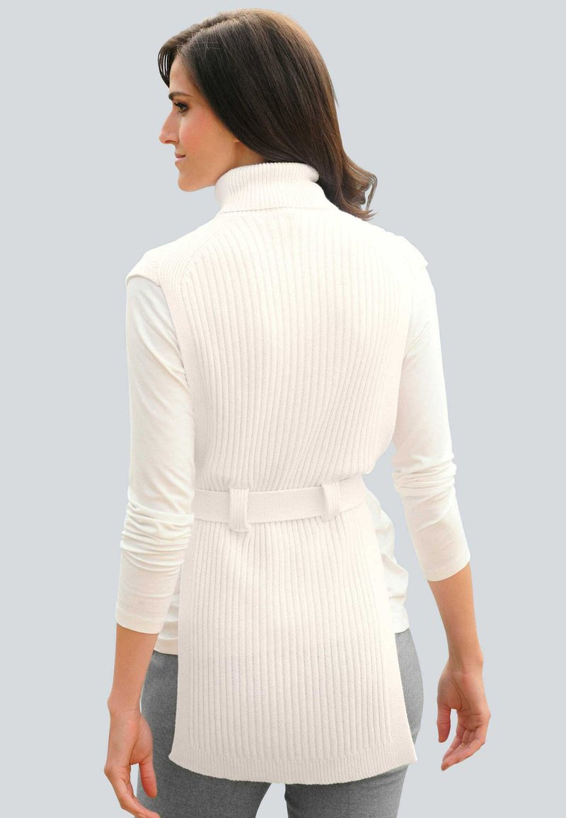 Damen Strickjacken | Alba Moda Strickjacke creme-weiß/weiß - HQ42781 Damen Strickjacken | Alba Moda Strickjacke creme-weiß/weiß - HQ42781