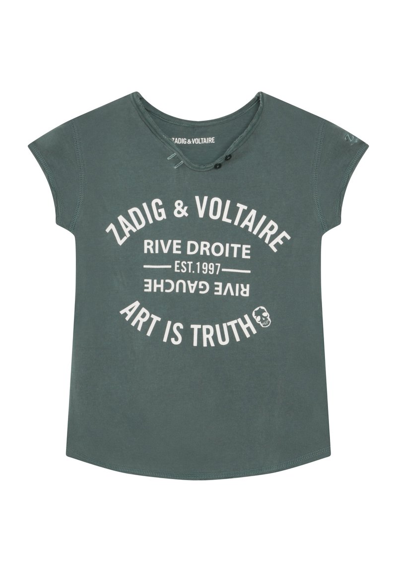 Zadig & Voltaire T-shirt print groen