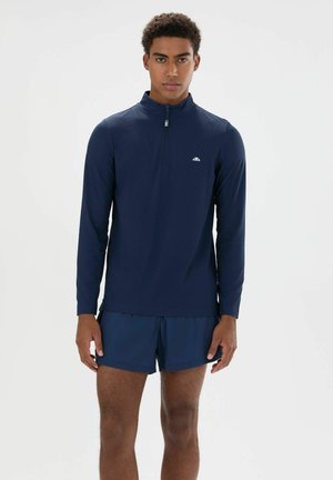 Ellesse, EDMOND 1/4 ZIP TOP - Long sleeved top - navy