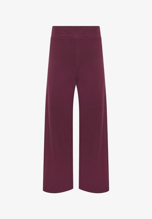 Pixie Girl, PETITE WIDE LEG TROUSERS - Trousers - burgundy