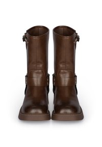 Posh by Poelman Botines con plataforma - dark brown