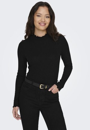 JDY JDYFRANSISKA LIFE - Long sleeved top - black