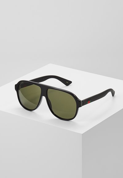 Gucci Solbriller - black/black/green