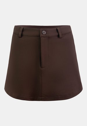 OW Collection NATALIE - A-linjainen hame - brown