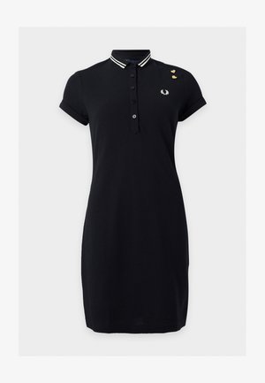 Fred Perry, TIPPED POLO DRESS - Φόρεμα ημέρας - black