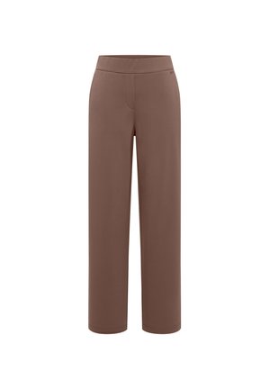 Cecil, HIGH WAIST STRAIGHT LEG HOSE IM LOOSE FIT - Pantaloni - earthy taupe