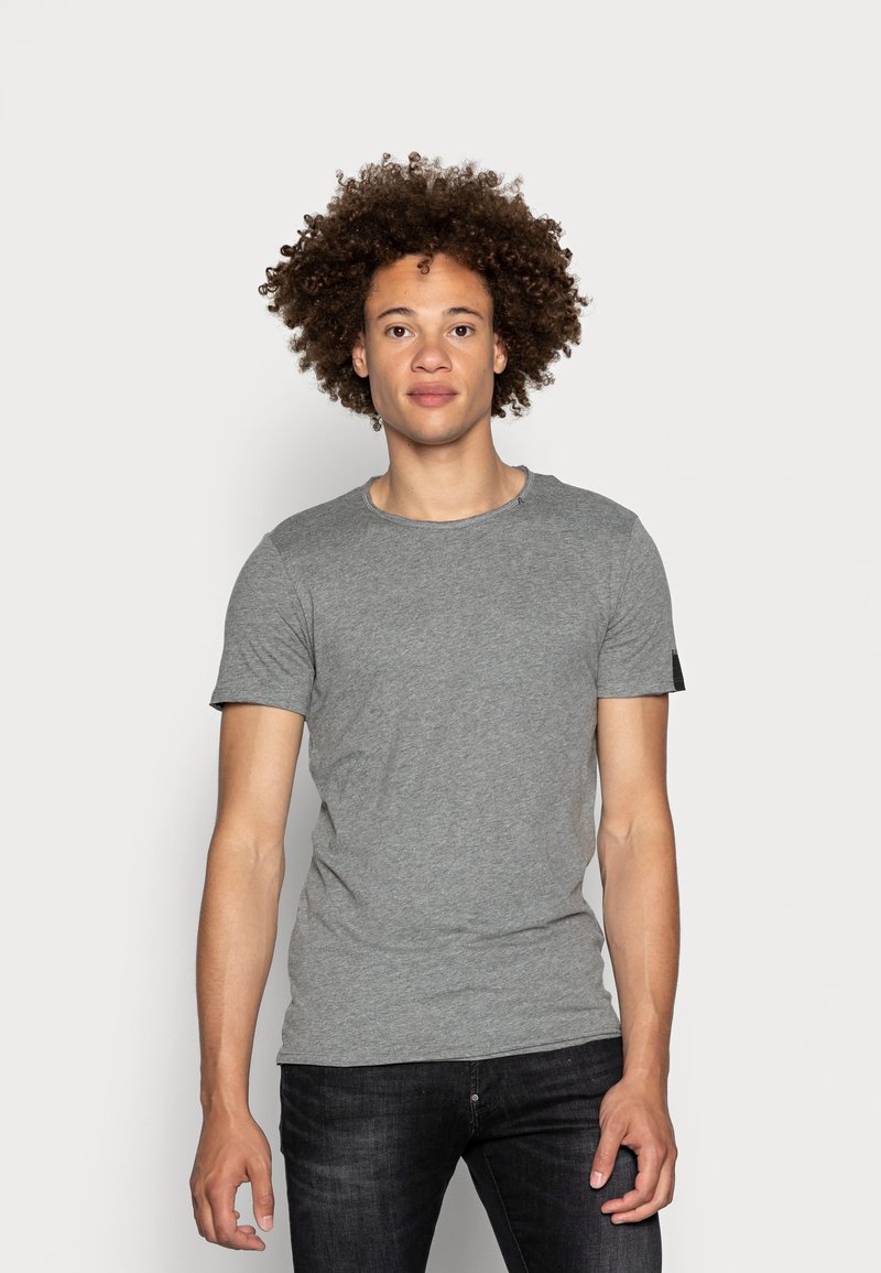 Replay - Basic T-shirt - dark grey melange, Enlarge