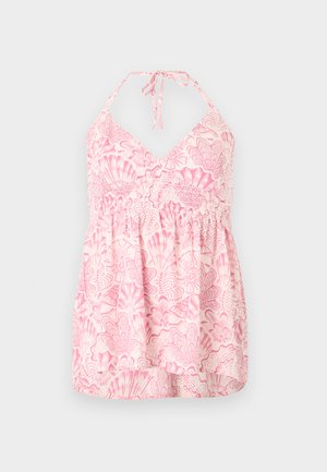 Hollister Co., HALTER LUREX BABYDOLL - Toppi - light pink