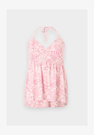 Hollister Co., HALTER LUREX BABYDOLL - Top - light pink