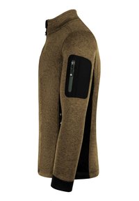 normani Outdoor Sports OUTDOOR ÜBERGANGS STRICKJACKE MIT SEITENTASCHEN - Fleecejacke - beige