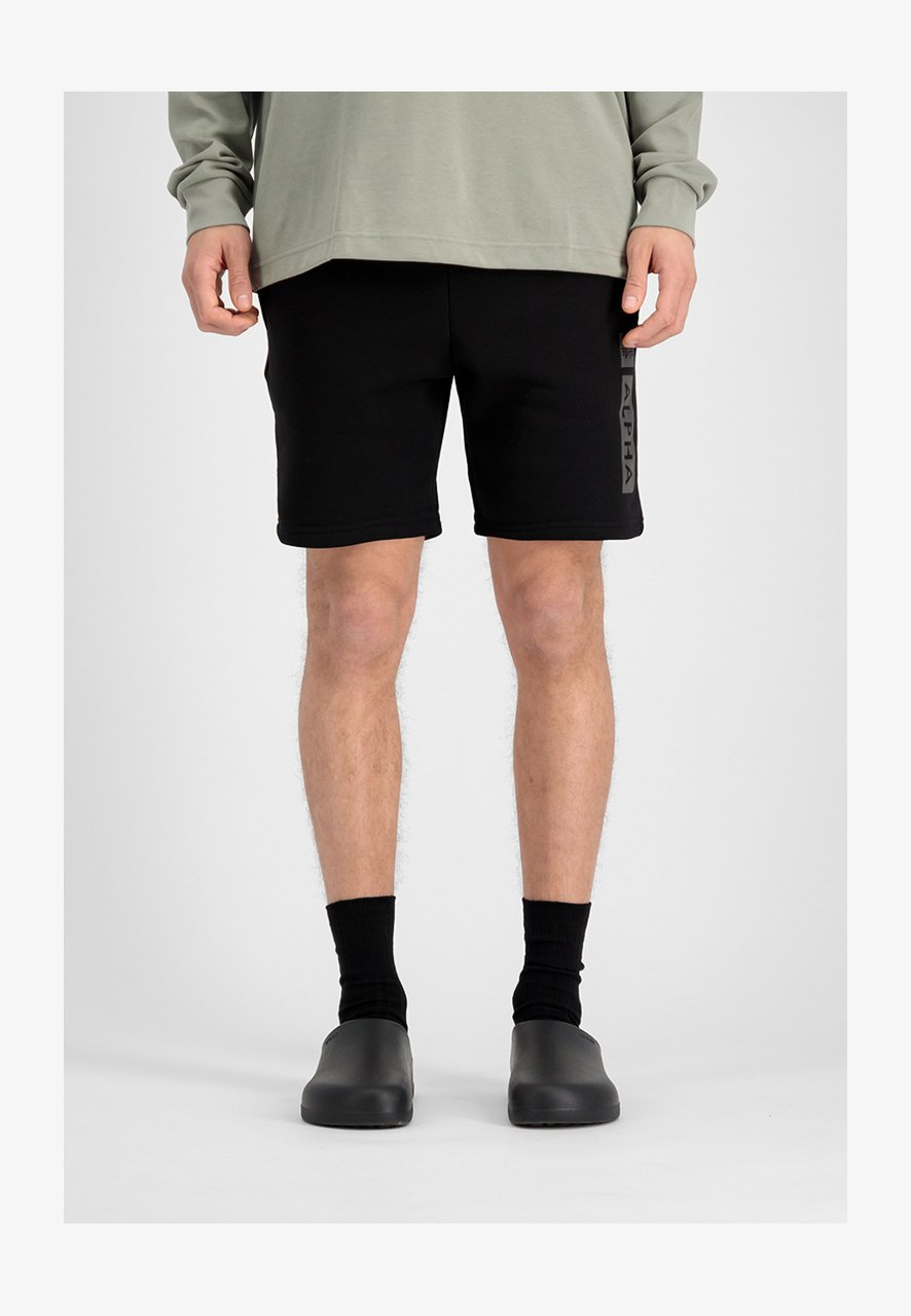 Pantaloncini Uomo Alpha Industries Alpha Jersey – Morbidi, Con Tasche E Stampa Serigrafica, Taglio Regolare