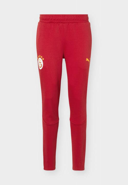 PUMA GALATASARAY SK EVOSTRIPE PANTS - Tracksuit bottoms - dark cherry/summer sunset — photo 5