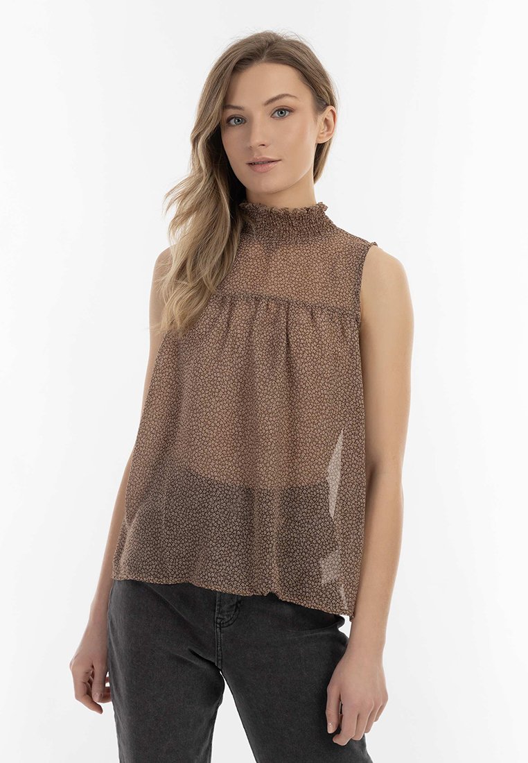 dreimaster Blouse bruin dreimaster Blouse bruin