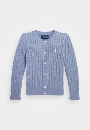 MINI CABLE - Cardigan - seahorse heather