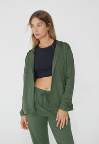 Tezenis MIT REISSVERSCHLUSS UND TUNNELZUG - Sweat zippé - Green