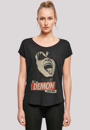 KISS DEMON ROCK - Print T-shirt - schwarz