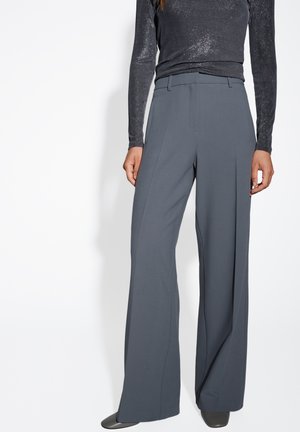 HIGH RISE WIDE STRAIGHT CUT - Pantaloni - silver moon