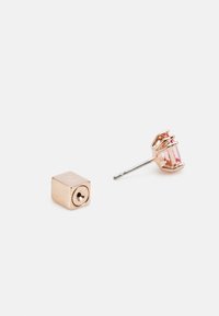 Swarovski CHROMA STUD EARRINGS CUSHION CUT - Náušnice - pink