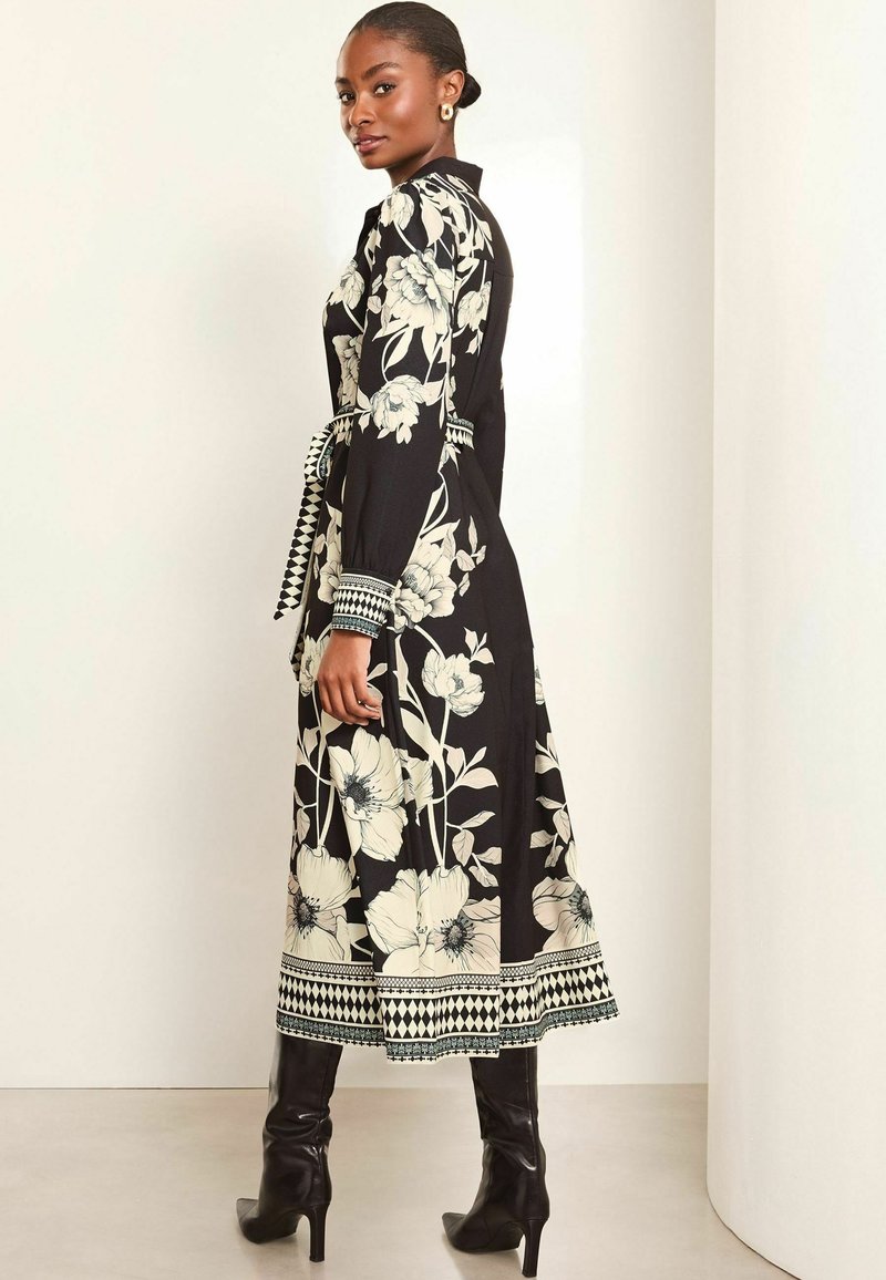 lipsy printed shirt dress Lipsy shired shirt dress in spot
