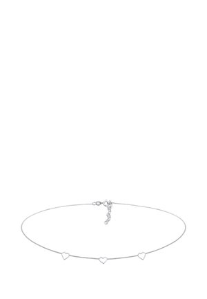 CHOKER HEARTS CUT OUT - Kaulakoru - silberfarben