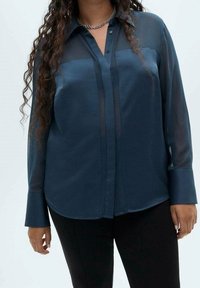 Mango Blusa - dark blue
