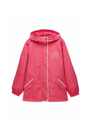 REGULAR FIT HOLT PACKABLE  WITH HOOD - Vodotesná bunda - pink