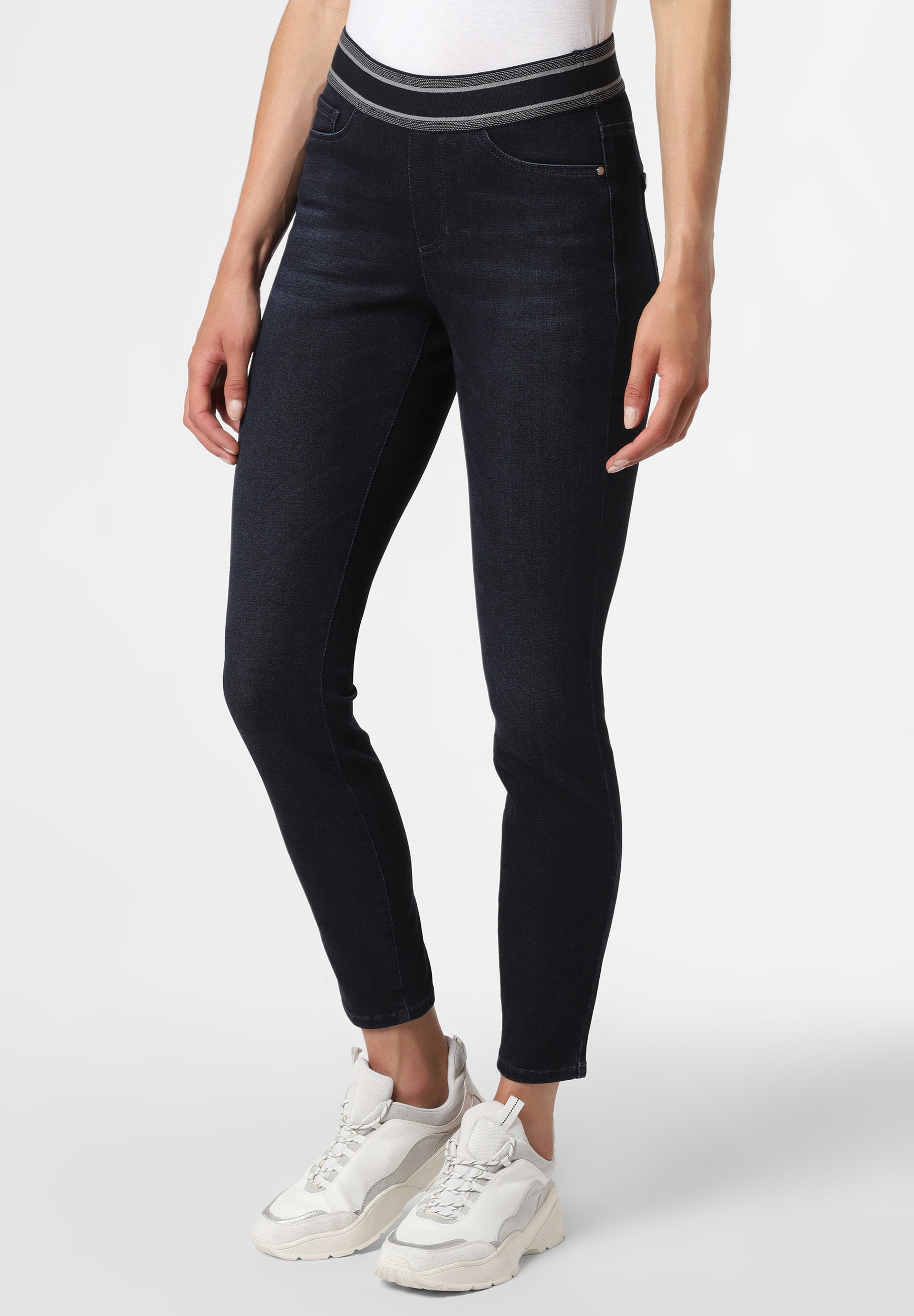 Cambio Jeggings - dark stone/blue 