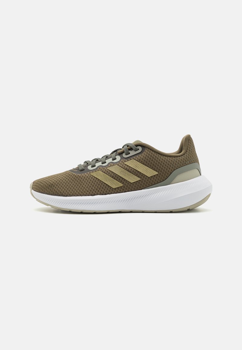 adidas Performance FALCON 3.0 - Zapatillas running asfalto - olive strata/gold metallic/putty grey