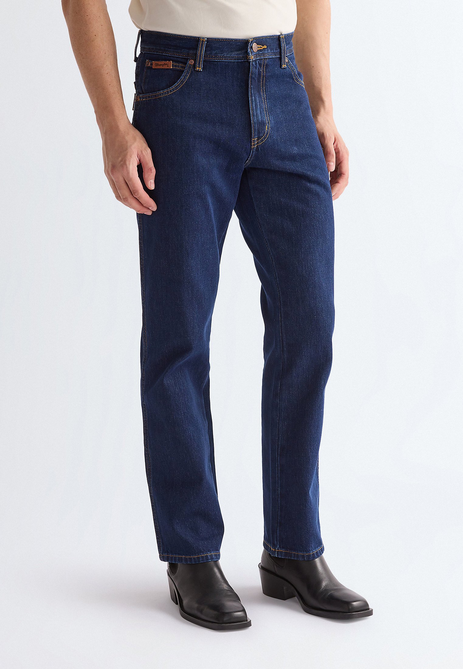 Wrangler TEXAS - Straight leg jeans - blau denim dunkel/blauw