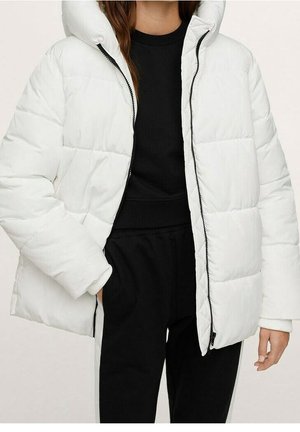 STEPP-ANORAK MIT KAPUZE - Abrigo de invierno - white