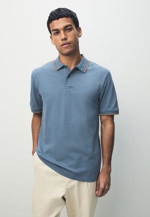 TIPPED REGULAR FIT - Polokošeľa - blue