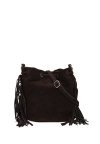 Niet geselecteerd, suede dark brown