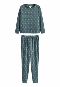 Next REGULAR FIT - LONG SLEEVE SET - Pyžamová súprava - blue silver foil