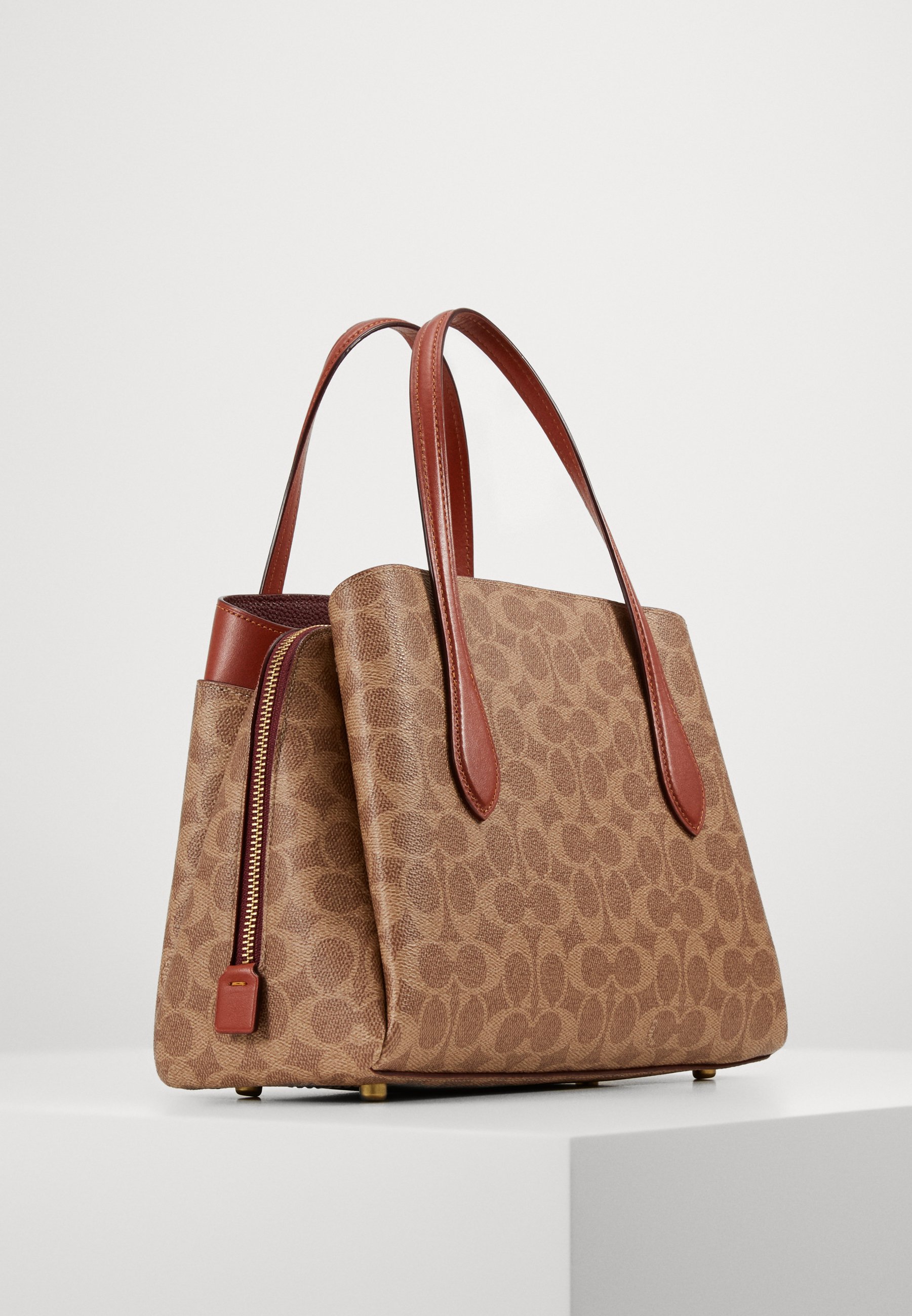 Coach SIGNATURE LORA CARRYALL Håndveske tan rust Coach SIGNATURE LORA CARRYALL Håndveske tan rust
