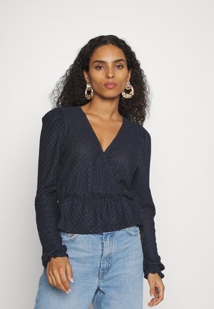 ONLY Petite ONLSTEFFIE V NECK - Camisola - night sky