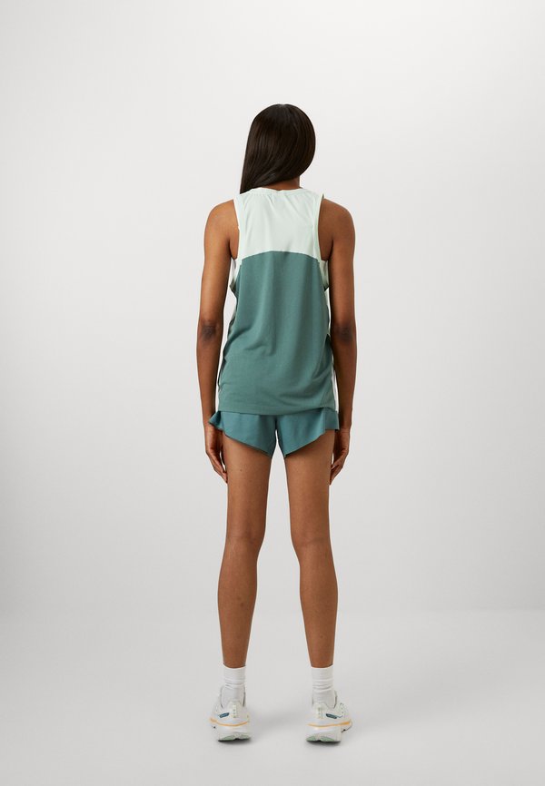 W DLYSINGLET - Top - dusty turquoise2