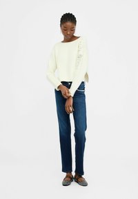 LIU JO WITH GEMSTONES - Maglione - white