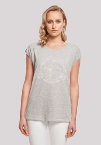 F4NT4STIC HARRY POTTER RAVENCLAW SEAL - T-shirts med print - heather grey