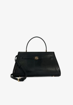 Dune London DANTE CROC EFFECT TRIM GRAB - Handbag - black