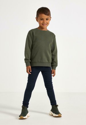 Lindex, LINDEX SWEATSHIRT WITH BRUSHED INSIDE LINDEX UNISEX - Sweatshirt - dark khaki green