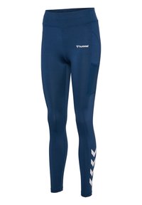 Hummel CHIPO MID WAIST - Tights - insignia blue