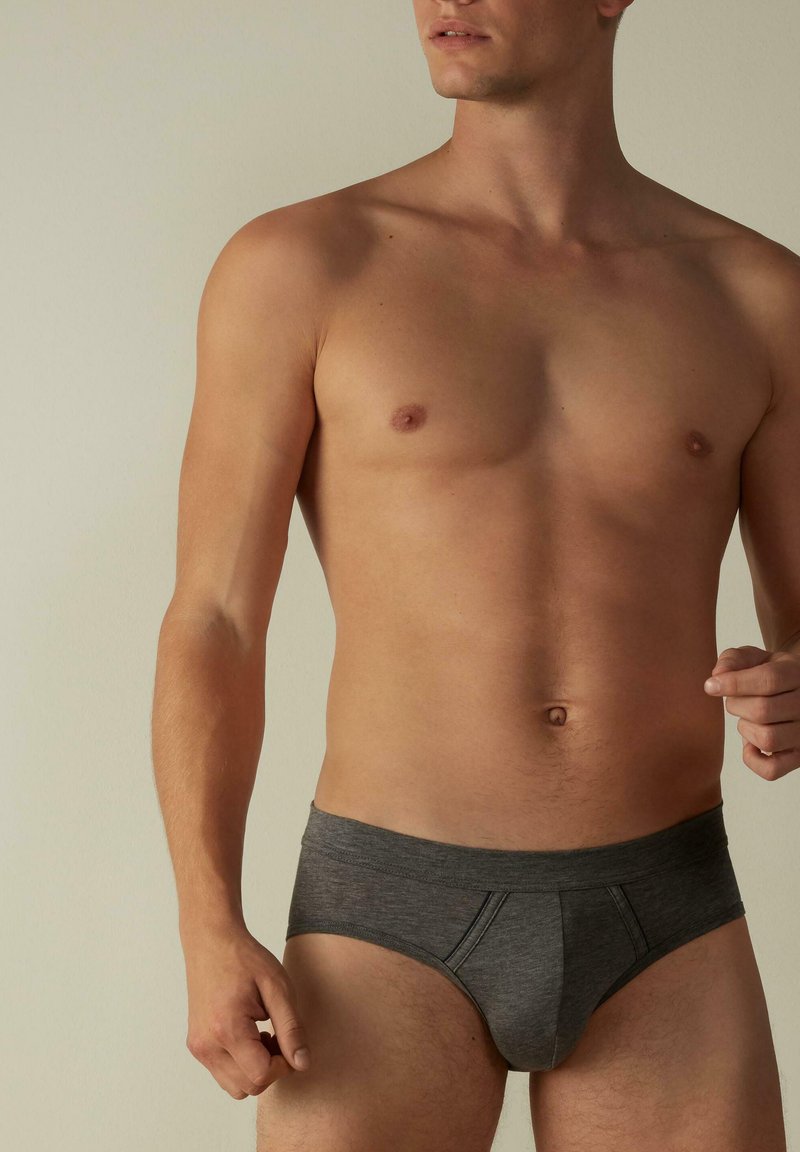 Herren Unterhosen | Intimissimi Slip dunkelgrau- graphite grey blend/blue/dunkelgrau-meliert - TG82108 Herren Unterhosen | Intimissimi Slip dunkelgrau- graphite grey blend/blue/dunkelgrau-meliert - TG82108