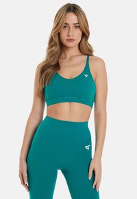SQUATPROOF Tajice-hlače - teal green