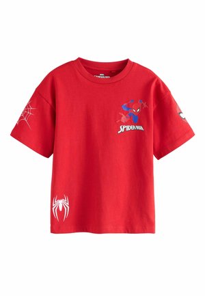 REGULAR FIT - MARVEL SUPERHERO SHORT SLEEVE  - Apdrukāts T-krekls - red