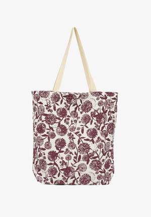 Seasalt Cornwall, SEASALT CORNWALL FOLDAWAY CANVAS SHOPPER - Τσάντα χειρός - purple - allium flowers chalk