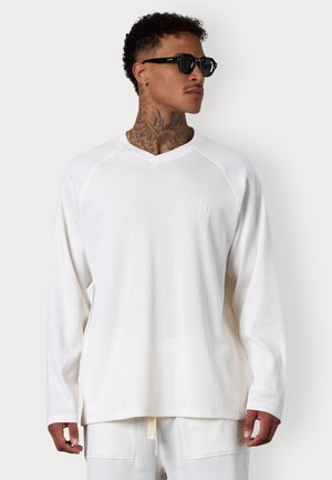 WAFFLE - Long sleeved top - coconut