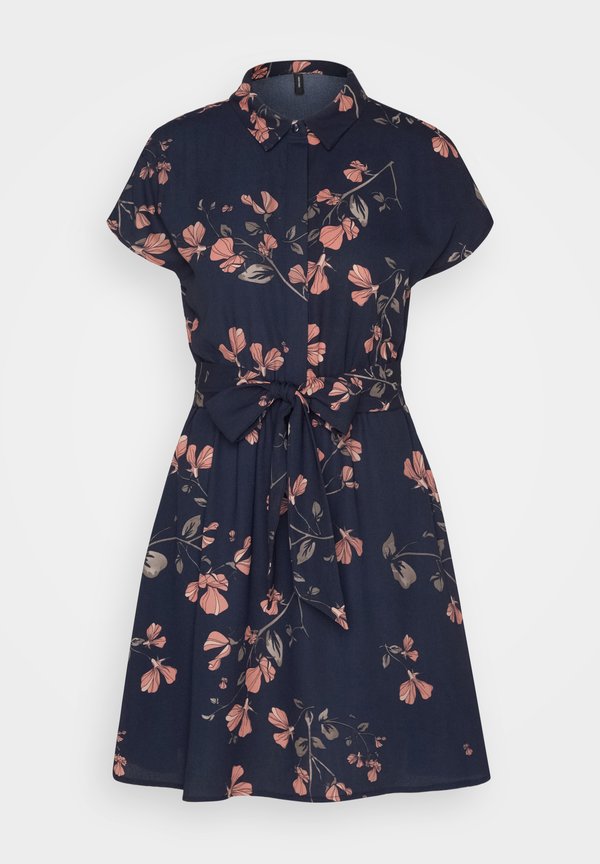 VMNEWHALLIE SHORT DRESS - Shirt dress - night sky2