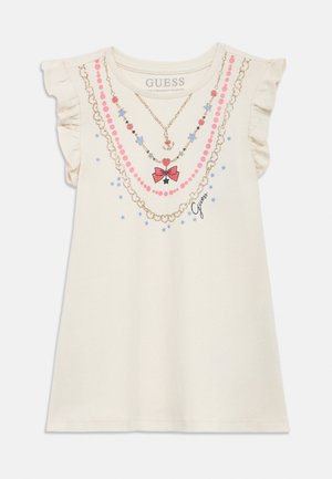 TODDLER INTERLOCK DRESS - Dzsörzéruha - cream white
