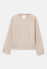 CREW NECK WIDE SLEEVE - Jumper - beige melange